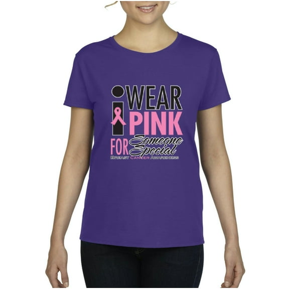 IWPF - Women's T-Shirt Short Sleeve - I Wear Pink for Someone Special
