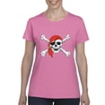 thumbnail image 1 of IWPF - Women's T-Shirt Short Sleeve - Jolly Roger Skull & Crossbones, 1 of 5