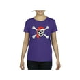 thumbnail image 1 of IWPF - Women's T-Shirt Short Sleeve, up to Women Size 3XL - Jolly Roger Skull & Crossbones, 1 of 5