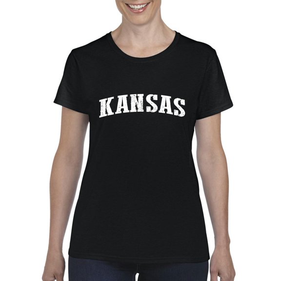 IWPF - Women's T-Shirt Short Sleeve, up to Women Size 3XL - Kansas