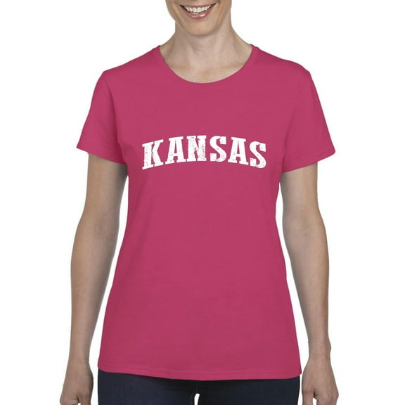 IWPF - Women's T-Shirt Short Sleeve, up to Women Size 3XL - Kansas