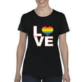 thumbnail image 1 of IWPF - Women's T-Shirt Short Sleeve - Love Rainbow, 1 of 5
