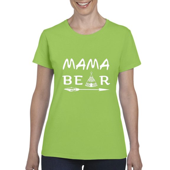 IWPF - Women's T-Shirt Short Sleeve, up to Women Size 3XL - Mama Bear