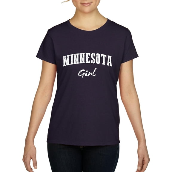 IWPF - Women's T-Shirt Short Sleeve, up to Women Size 3XL - Minnesota Girl