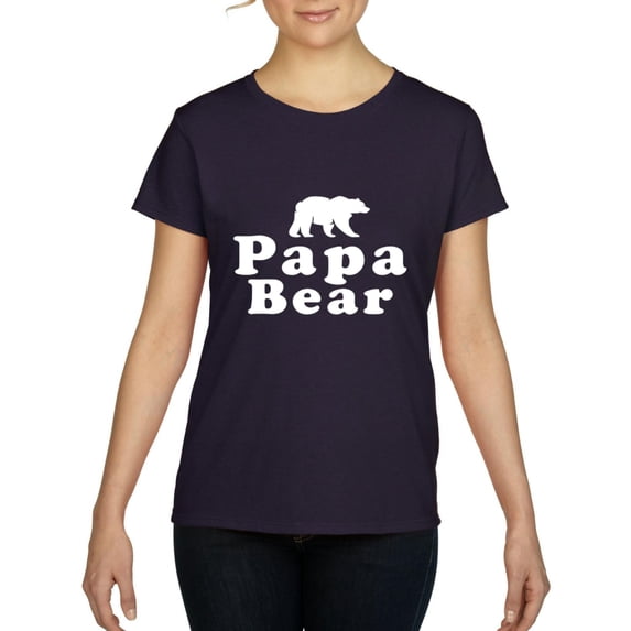 IWPF - Women's T-Shirt Short Sleeve, up to Women Size 3XL - Papa Bear