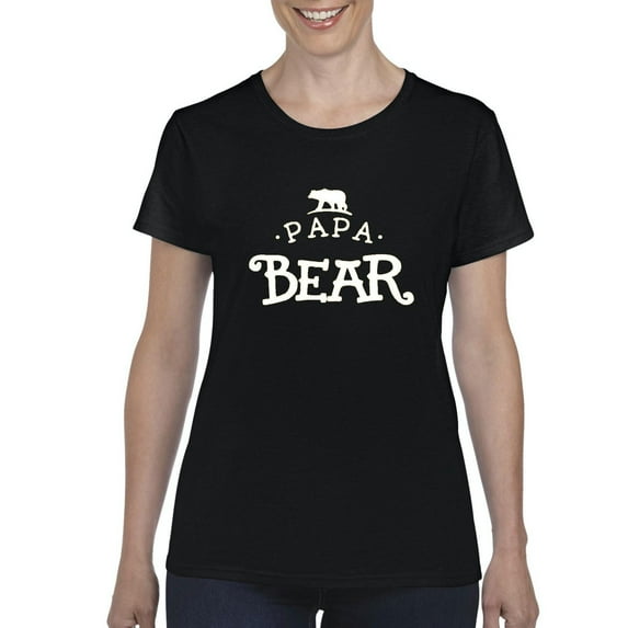 IWPF - Women's T-Shirt Short Sleeve, up to Women Size 3XL - Papa Bear
