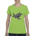 thumbnail image 1 of IWPF - Women's T-Shirt Short Sleeve, up to Women Size 3XL - Sea Turtle Hawaii, 1 of 5