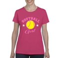 thumbnail image 1 of IWPF - Women's T-Shirt Short Sleeve, up to Women Size 3XL - Softball Girl, 1 of 5