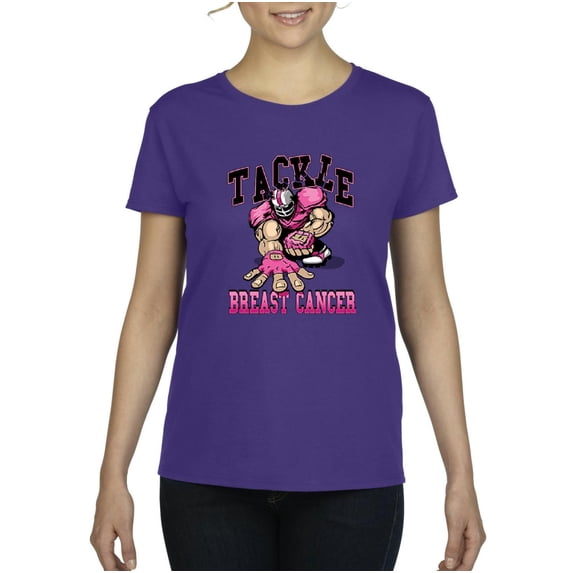 IWPF - Women's T-Shirt Short Sleeve - Tackle Breast Cancer