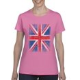 thumbnail image 1 of IWPF - Women's T-Shirt Short Sleeve - Union Jack British Flag, 1 of 5