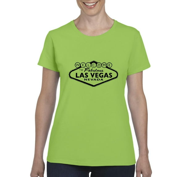 IWPF - Women's T-Shirt Short Sleeve, up to Women Size 3XL - Welcome to Las Vegas Nevada
