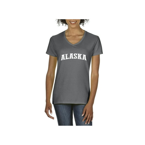IWPF - Women's T-Shirt V-Neck Short Sleeve - Alaska