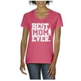 thumbnail image 1 of IWPF - Women's T-Shirt V-Neck Short Sleeve - Best Mom, 1 of 5