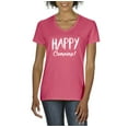 thumbnail image 1 of IWPF - Women's T-Shirt V-Neck Short Sleeve - Camping, 1 of 5