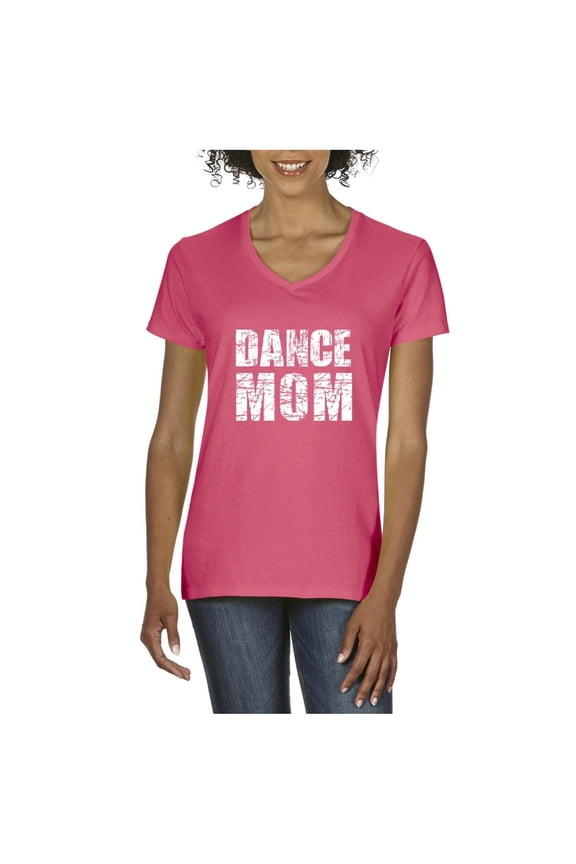IWPF - Women's T-Shirt V-Neck Short Sleeve - Dance Mom