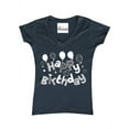 thumbnail image 1 of IWPF - Women's T-Shirt V-Neck Short Sleeve - Happy Birthday, 1 of 5
