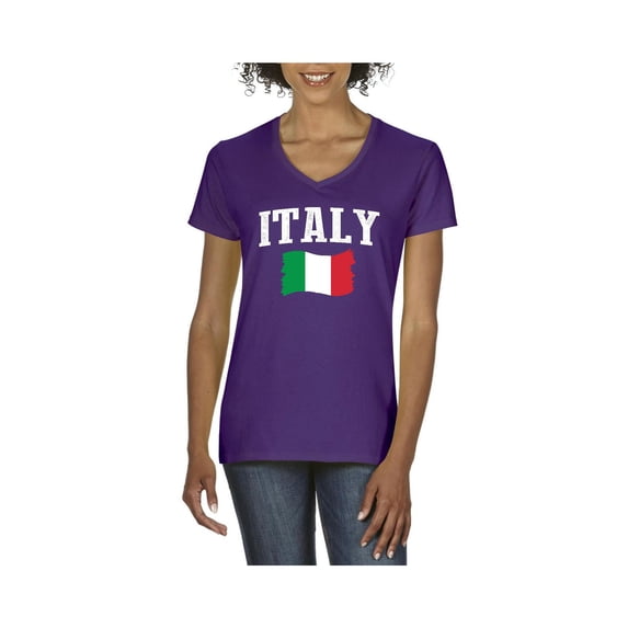 IWPF - Women's T-Shirt V-Neck Short Sleeve - Italy