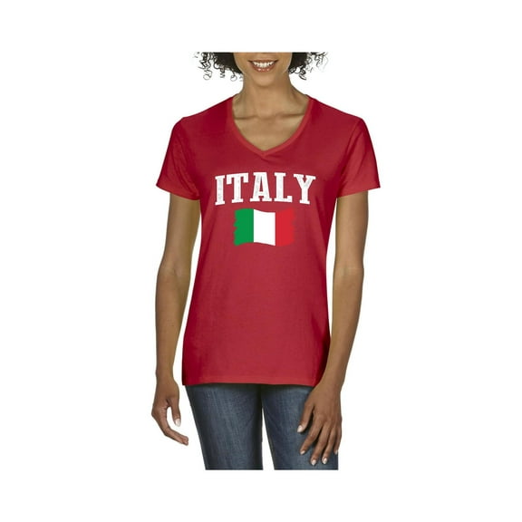 IWPF - Women's T-Shirt V-Neck Short Sleeve - Italy