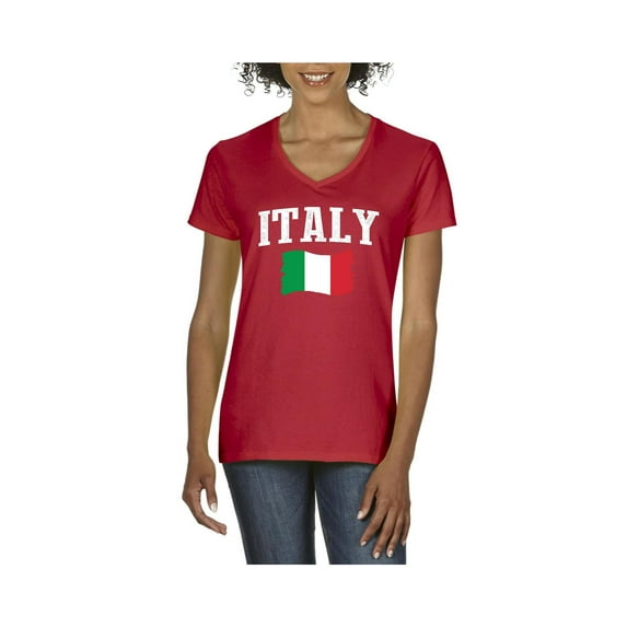 IWPF - Women's T-Shirt V-Neck Short Sleeve - Italy