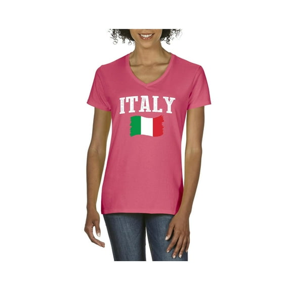 IWPF - Women's T-Shirt V-Neck Short Sleeve - Italy