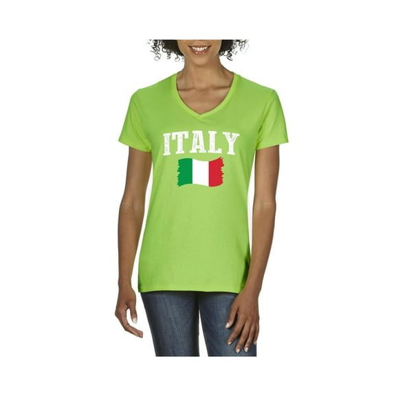 IWPF - Women's T-Shirt V-Neck Short Sleeve - Italy