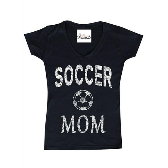 IWPF - Women's T-Shirt V-Neck Short Sleeve - Soccer Mom