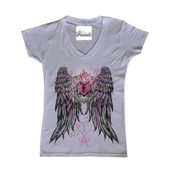 IWPF - Women's T-Shirt V-Neck Short Sleeve - Wings
