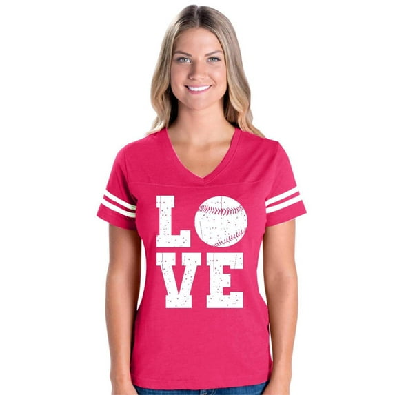 IWPF - Womens Football Fine Jersey T-shirts - Baseball