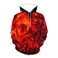 thumbnail image 1 of IWRICH 3D Printed Plus Size Hoodies for Men Oversize Baggy Hooded Sweatshirts Long Sleeve Pullover Tops with Pocket Red XXXL, 1 of 5