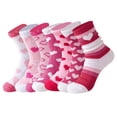 thumbnail image 1 of IWRICH 7 Pairs Socks for Women Soft Comfy Cozy Thick Winter Warm Slipper Socks Light Pink5, 1 of 2