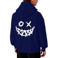 thumbnail image 1 of IWRICH Boy's Hoodies Long Sleeve Letter Graphic Hoodies Sweatshirts Pullover Cute Clothes,Size 2-14 Years Navy 100, 1 of 9