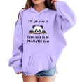 thumbnail image 1 of IWRICH Cute Hoodies for Girls Panda Print Hoodies Pullover Tops Long Sleeve Hooded Sweatshirts for Girls Purple 90, 1 of 4