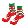 thumbnail image 1 of IWRICH Funny Winter Socks Christmas Xmas Santa Crew Socks for Unisex Adult Novelty Gifts Green, 1 of 4