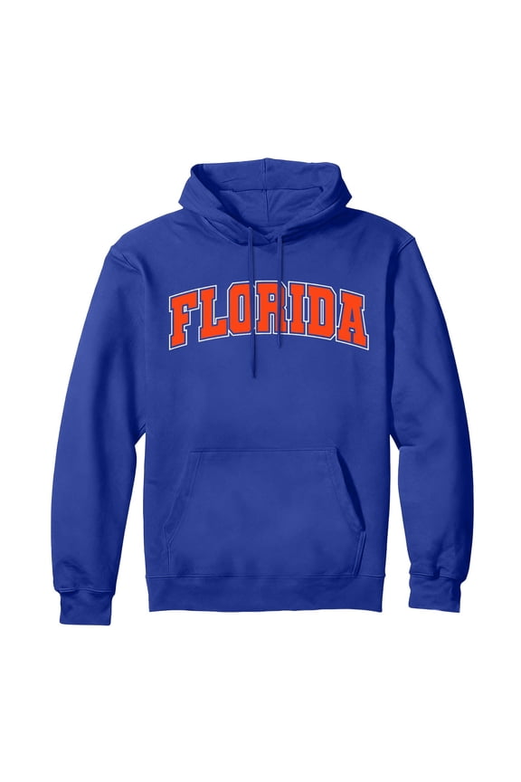 Graphic Apparel Co. Florida Throwback Design Classic Pullover Tops Casual Crew Neck Long Sleeve Tee 03-Coffee 160