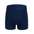 thumbnail image 1 of IWRICH Incontinence Underwear for Men Washable Boxer Briefs with Front Rear Absorbent Area Heavy Absorbency Overnight Leak Proof Underwear Dark Blue XL, 1 of 2
