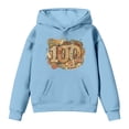 thumbnail image 1 of IWRICH Kids 100 Days of School Hoodie Boys Girls Funny Back to School Graphic Pullover Tops Casual Soft Hooded Sweatshirt,Size 2-13 Years Blue 100, 1 of 4
