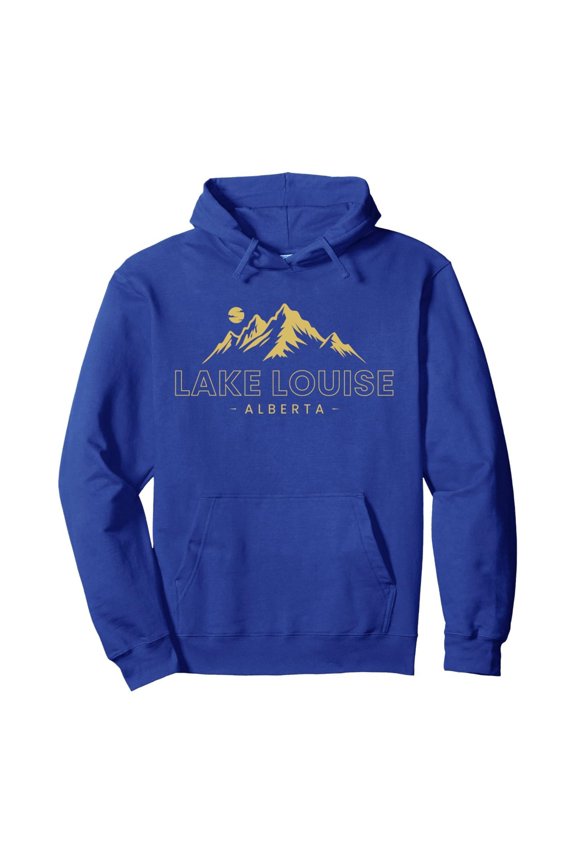 Lake Louise Alberta Mountains Pullover Hoodie XL