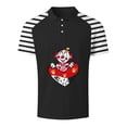 thumbnail image 1 of IWRICH Mardi Gras Polo Shirts for Men Plus Size Carnival T Shirts Button up Summer Short Sleeve Strip Sleeve Tees Black XXXXL, 1 of 3