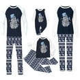 thumbnail image 1 of IWRICH Matching Family Pajamas Sets Christmas Pjs Letter Printed Tops and Plaid Bottom Sleepwear Jammies Kids 130, 1 of 5