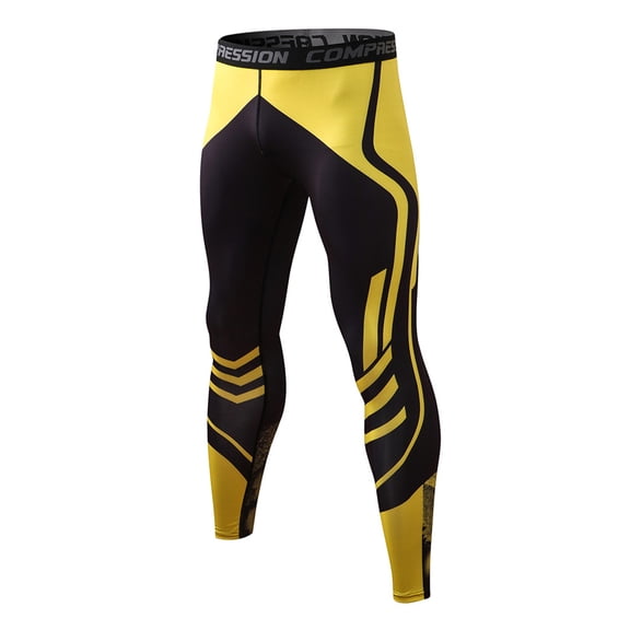 WULMLEO Men's Compression Pants Base Layer Running Tights Quick Dry ...