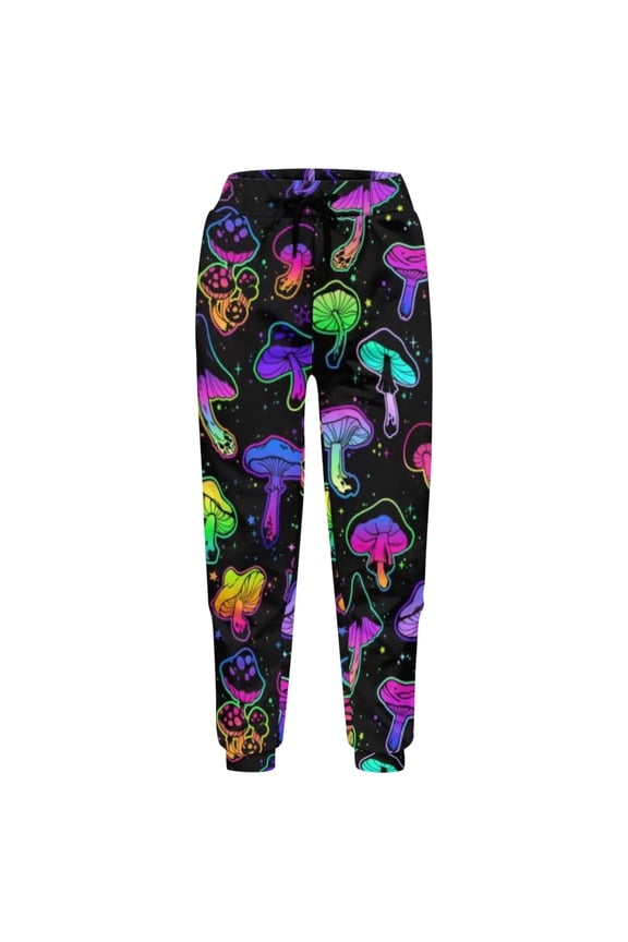 Men's Cool Joggers Pants 3D Novelty Casual Sweatpants with Drawstring Dark Purple XL