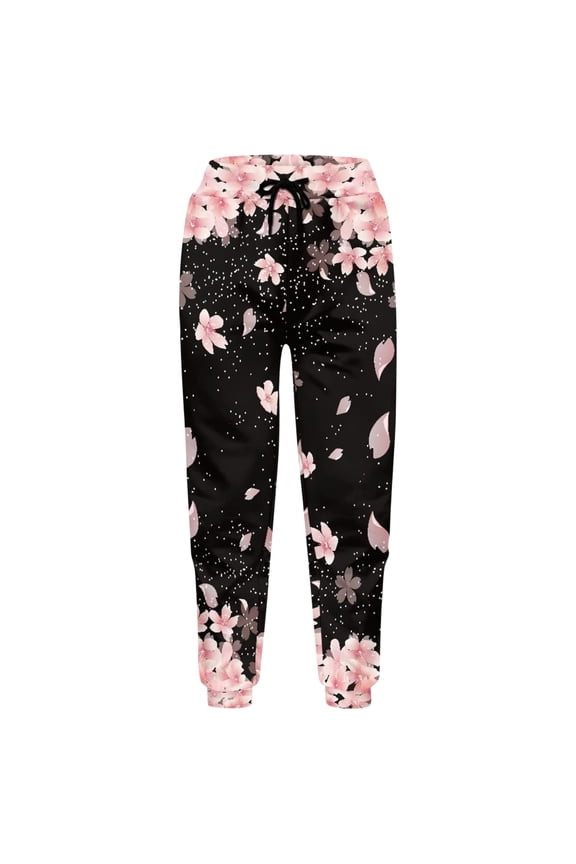 Men's Cool Joggers Pants 3D Novelty Casual Sweatpants with Drawstring Light Pink XL