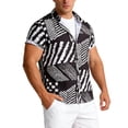 thumbnail image 1 of IWRICH Men's Hawaiian Shirts Short Sleeve Summer Floral Button down Shirt Relaxed Fit Retro Casual Beach Tops 01-Black XXXL, 1 of 9