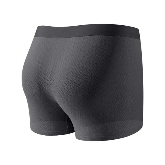 IWRICH Men's Incontinence Underwear Leakproof Boxer Briefs for Bladder Control Regular Absorbency Modal Panties GY1 M