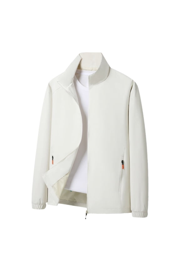 IWRICH Men's Lightweight Bomber Jacket Causal Fashion Stylish Windbreaker Light Jacket Khaki M