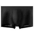 thumbnail image 1 of IWRICH Men's Mesh Boxer Briefs Breathable Low Waist Underwear Ice Silk Underpants Black XXL, 1 of 3