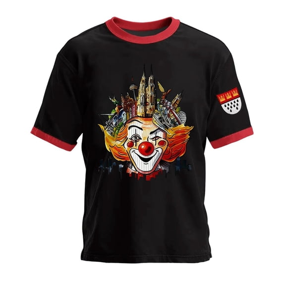 IWRICH Men's Plus Size Mardi Gras T Shirts Crew Neck Short Sleeve Rave Tshirts Loose Fit Comfy Funny Tees Black XXXXL