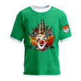 thumbnail image 1 of IWRICH Men's Plus Size Mardi Gras T Shirts Crew Neck Short Sleeve Rave Tshirts Loose Fit Comfy Funny Tees Green XXXXL, 1 of 4