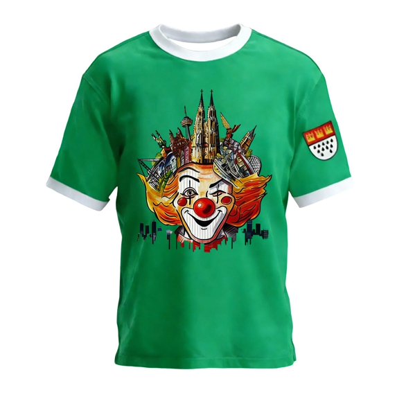 IWRICH Men's Plus Size Mardi Gras T Shirts Crew Neck Short Sleeve Rave Tshirts Loose Fit Comfy Funny Tees Green XXXXL