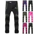 thumbnail image 1 of IWRICH Men's Snow Ski Pants Waterproof Winter Camping Skiing Ice Fishing Trousers with Belt Purple XS, 1 of 6